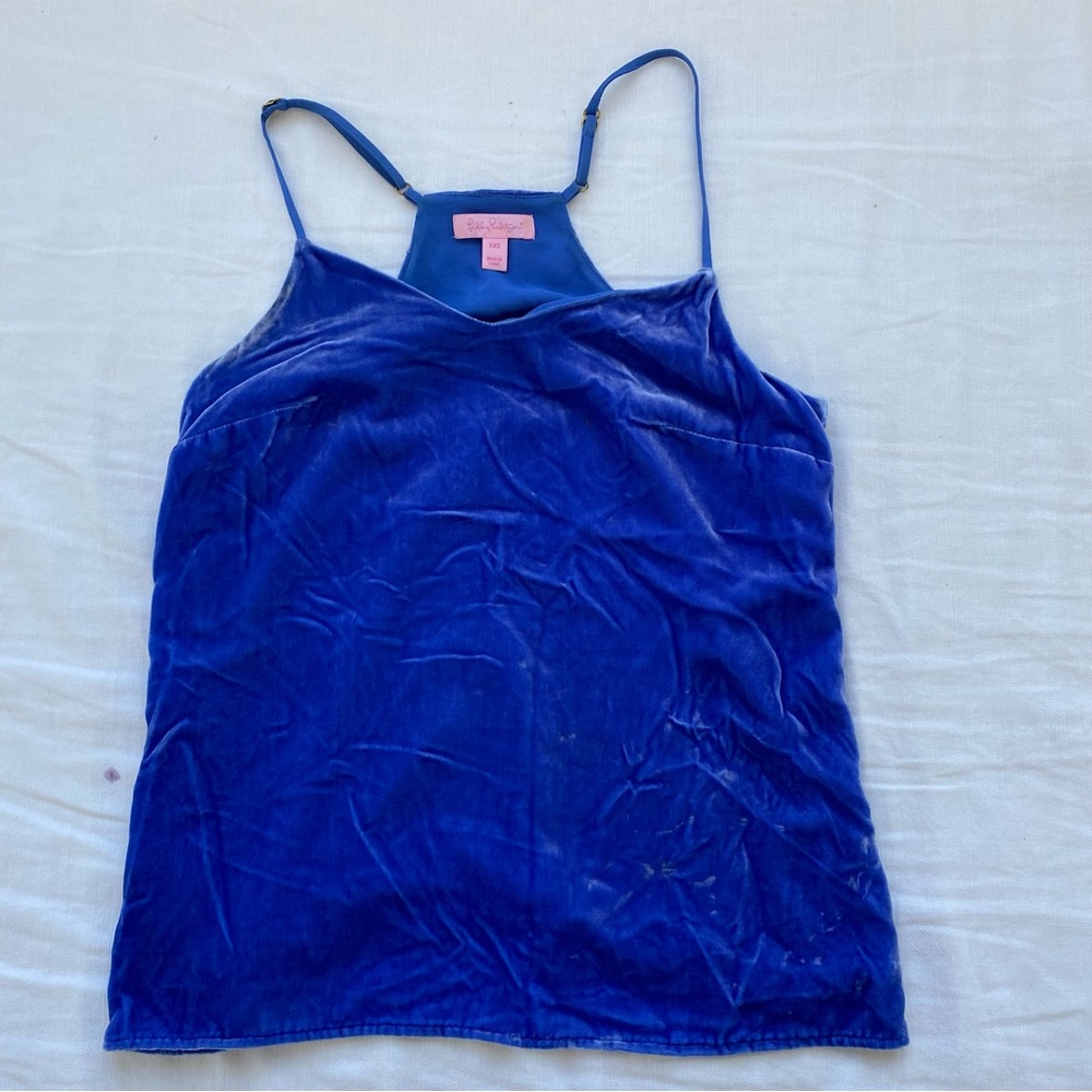 Lily Pulitzer blue tank xxs